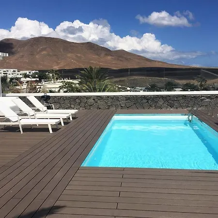 别墅 Vistas Ajaches With Private Heated Pool Wifi Air Conditioning 普拉亚布兰卡